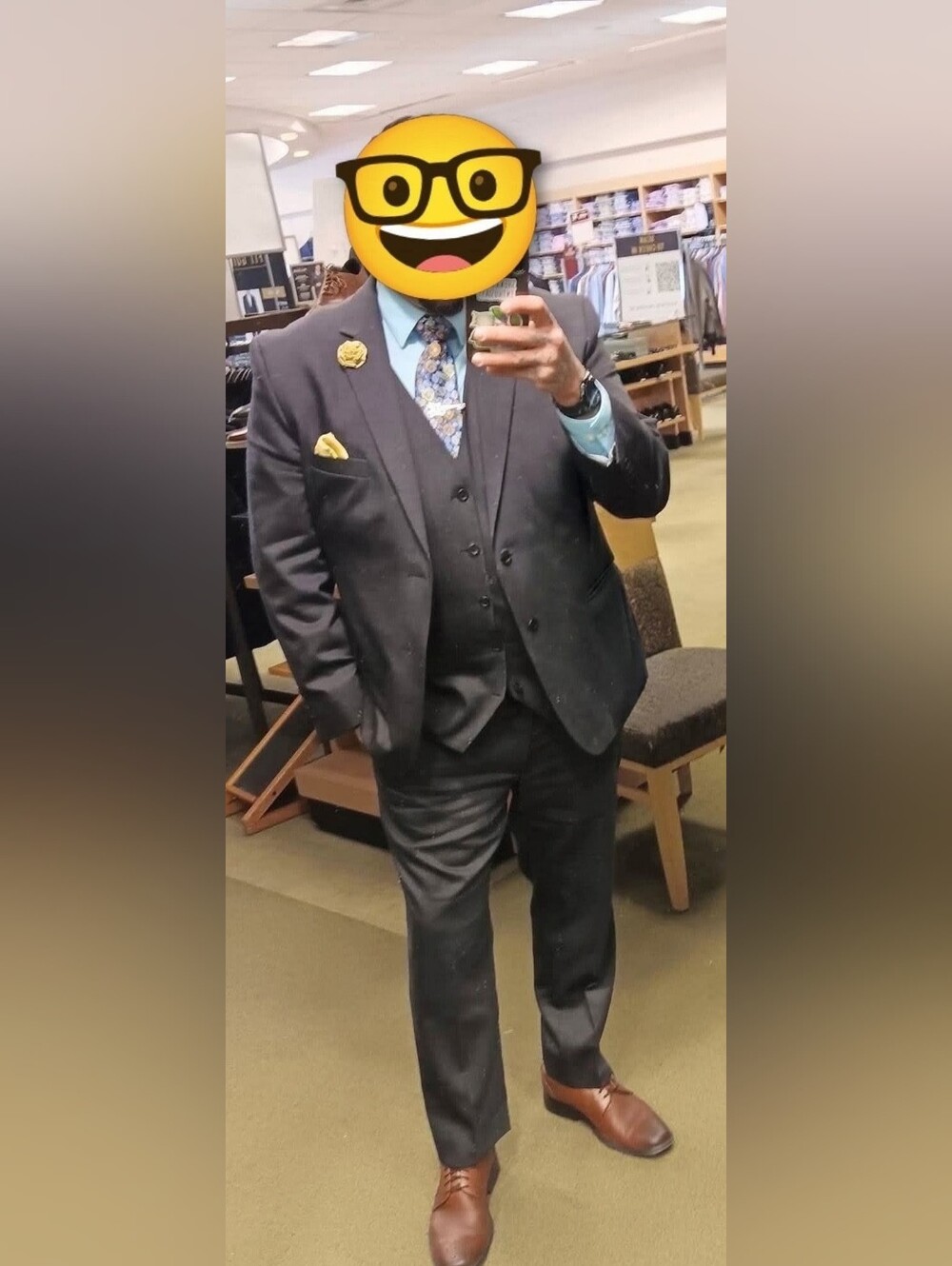 Men's Modern Fit Pronto Uomo 3-piece Will Suit